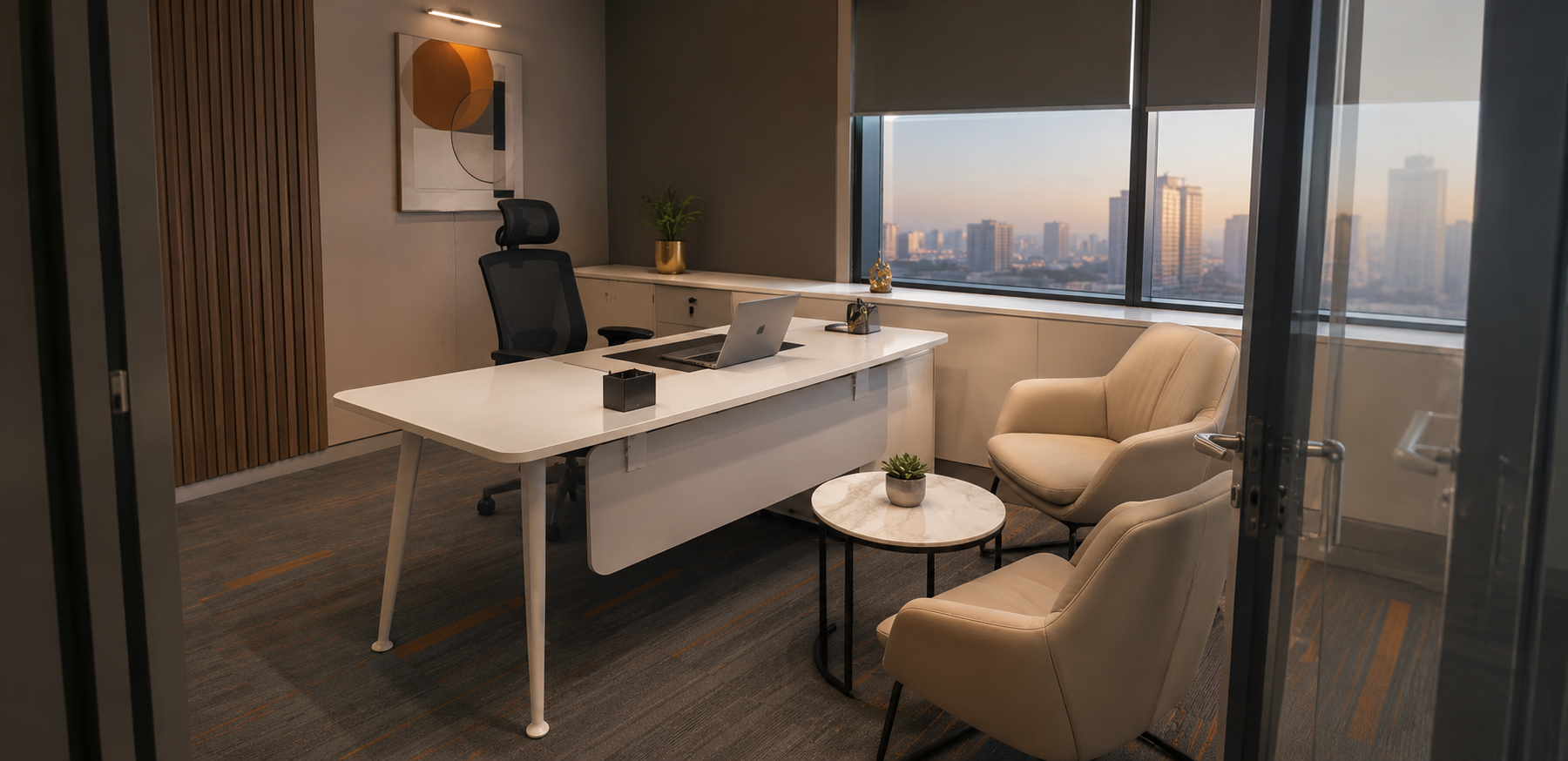 Manager Cabin with Meeting Space — our work 3