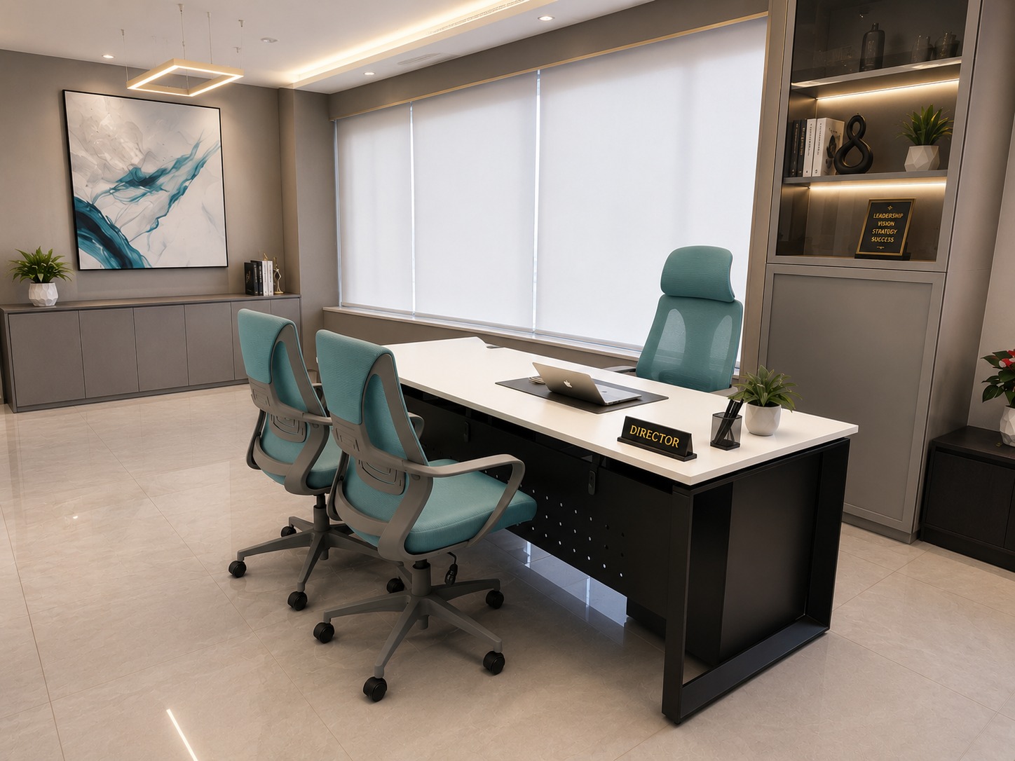 Manager Cabin with Meeting Space — our work 7