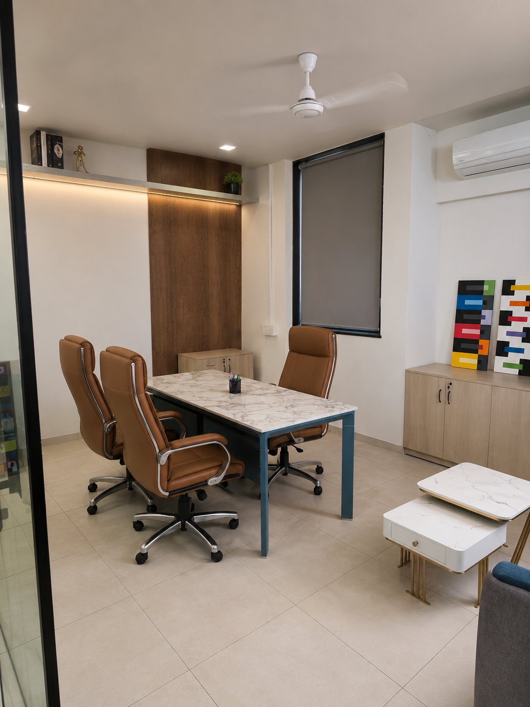 Manager Cabin with Meeting Space — our work 2
