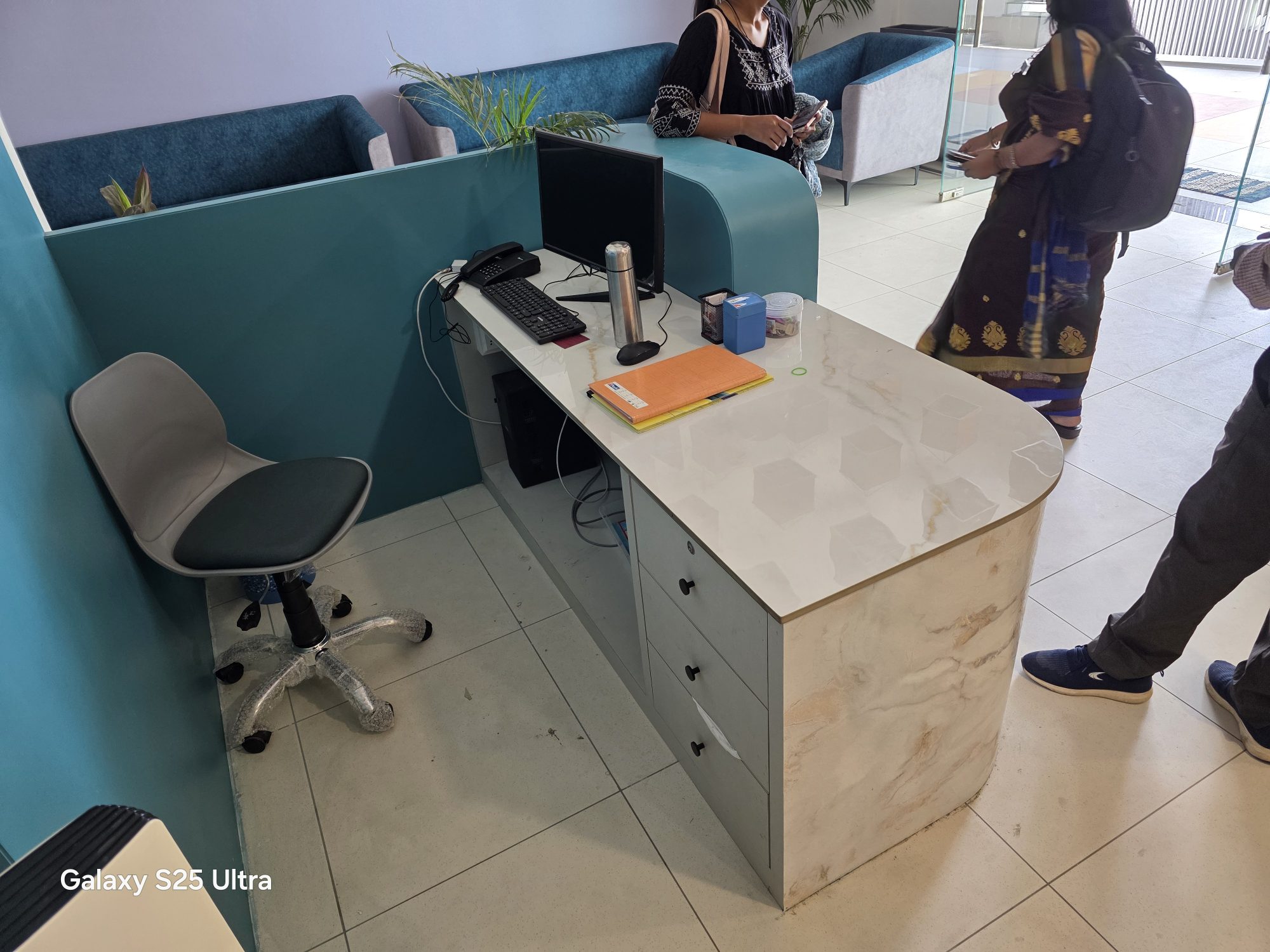 Compact Reception Table — our work 10