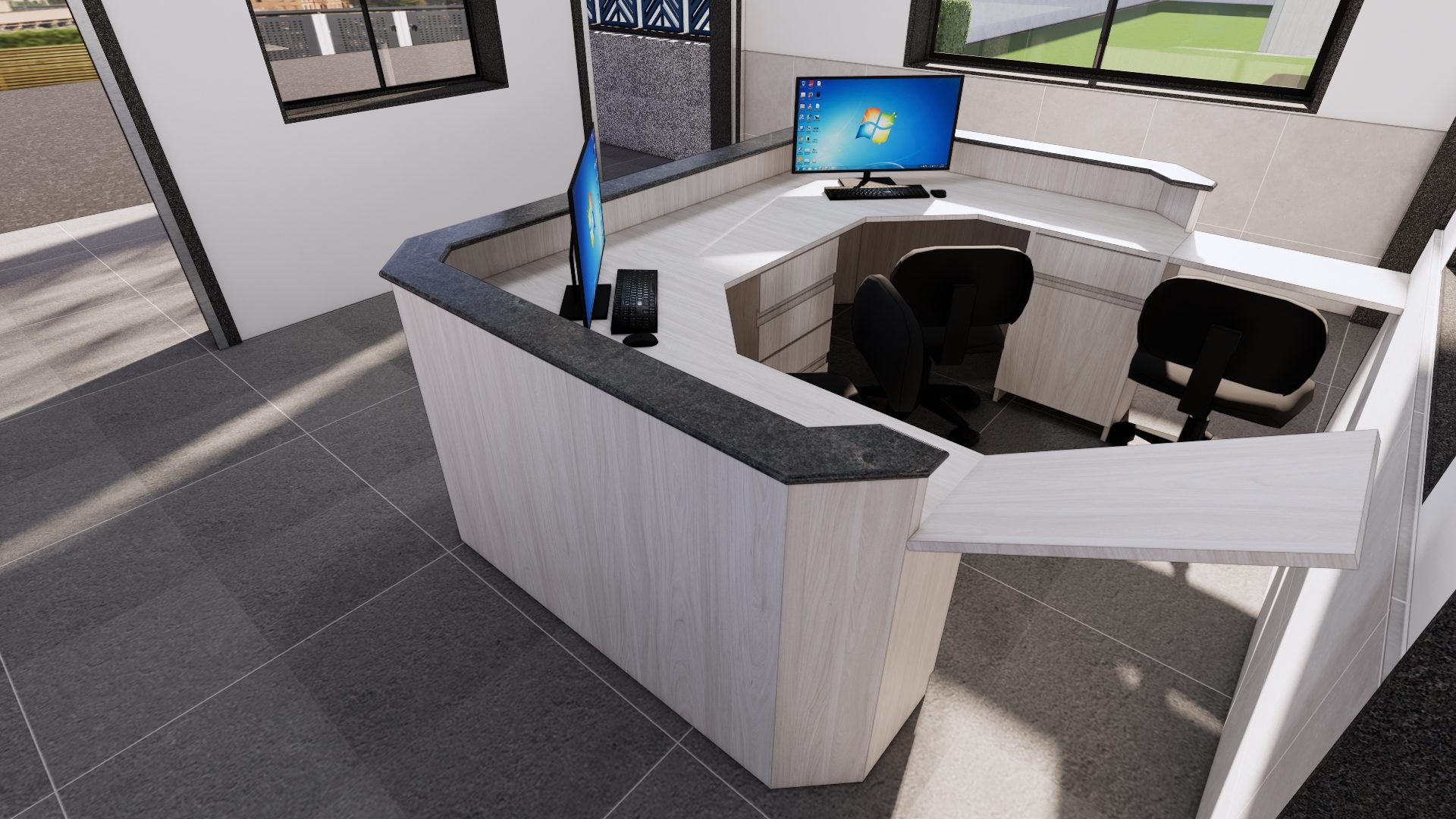 Compact Reception Table — our work 3
