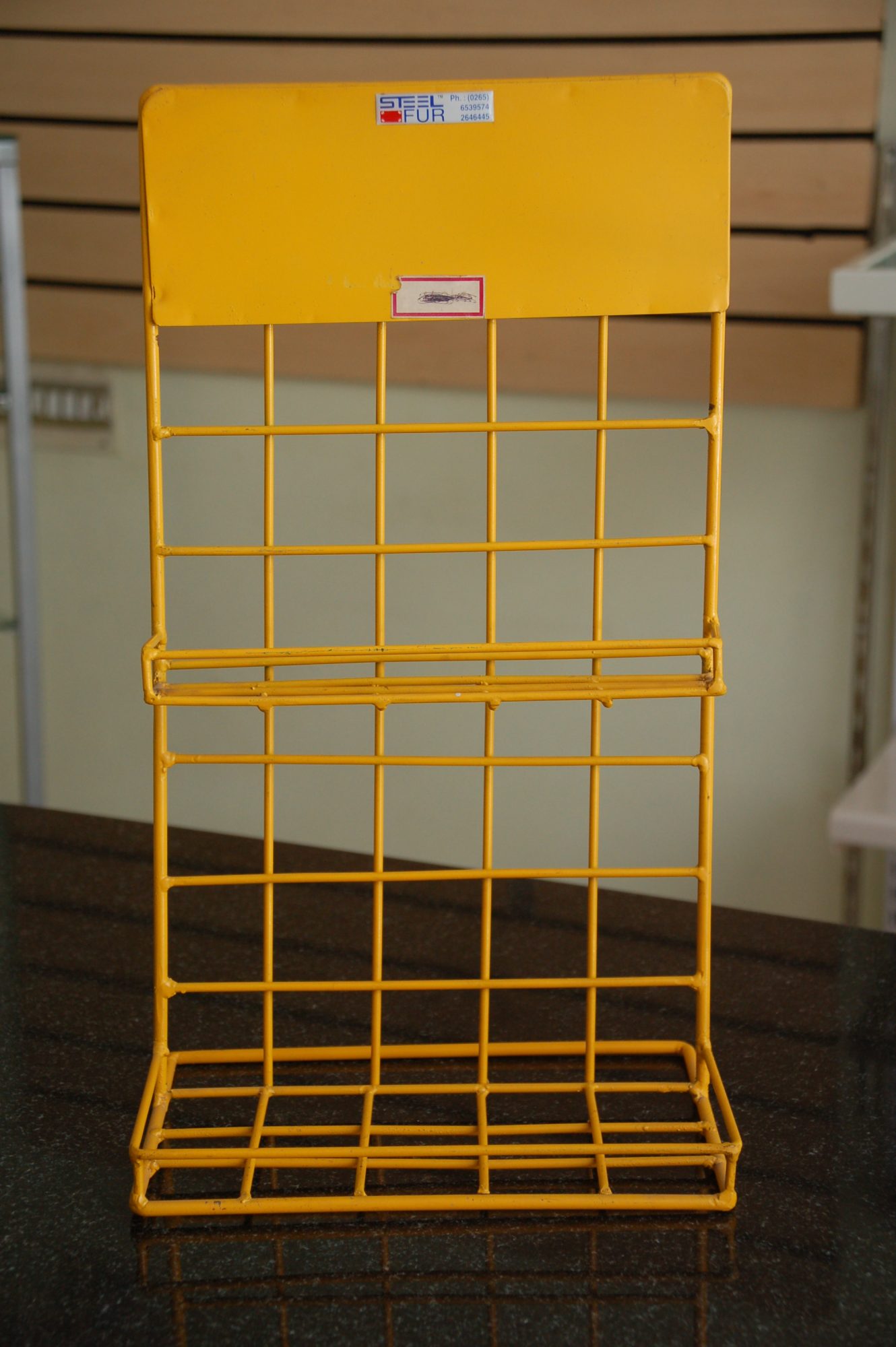 Wired Metal Rack — our work 13